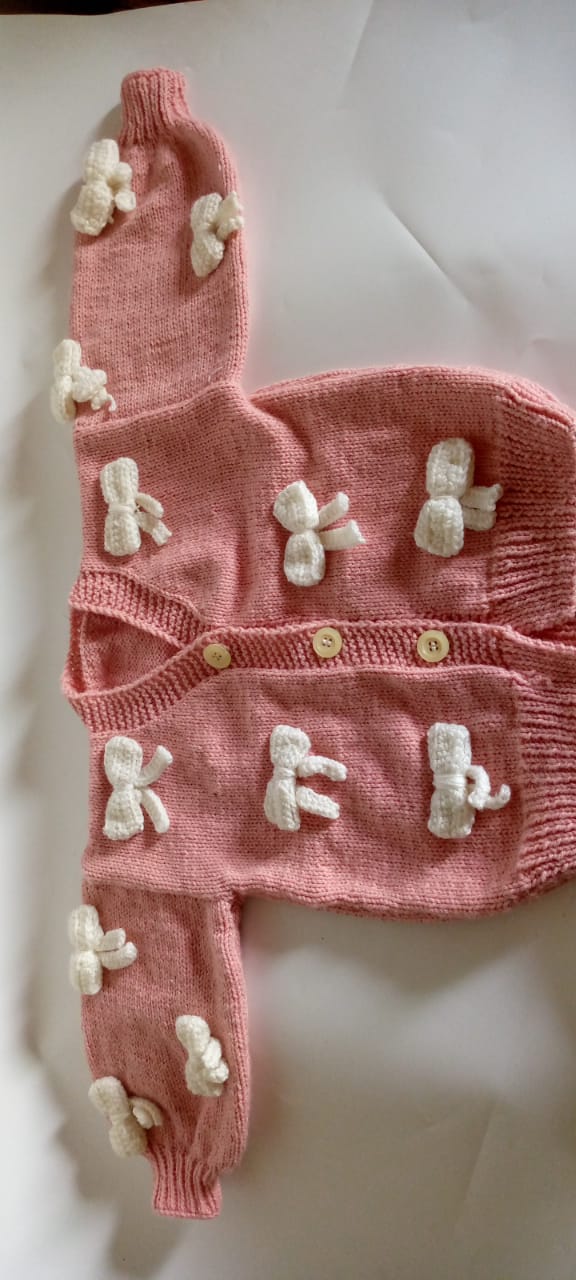 Tea Pink Bow Cardigan
