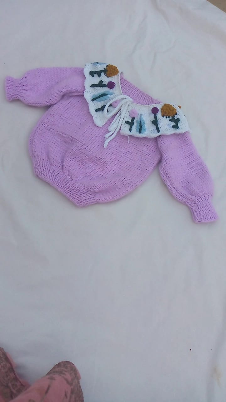 Lilac French Collar Jumper