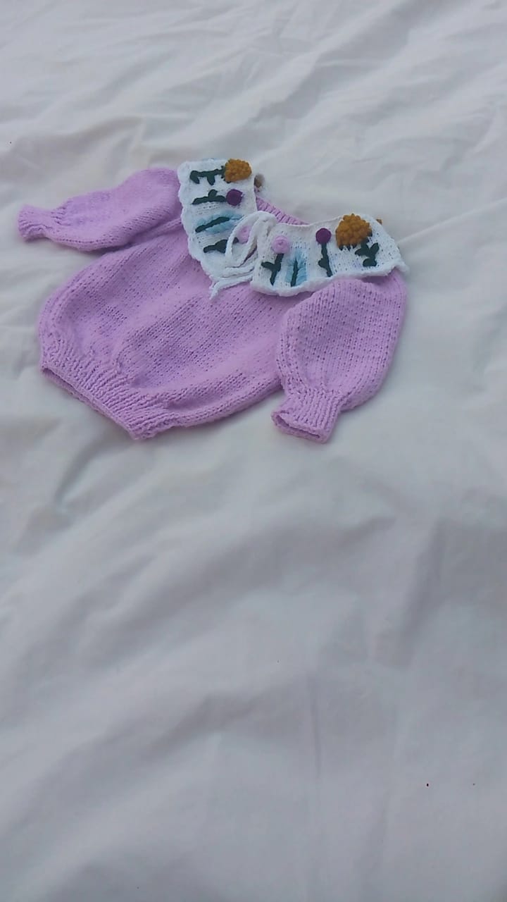 Lilac French Collar Jumper