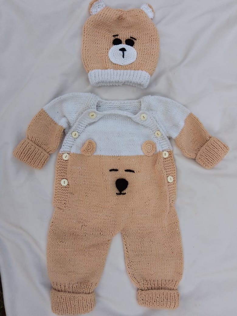 Confused Bear Romper