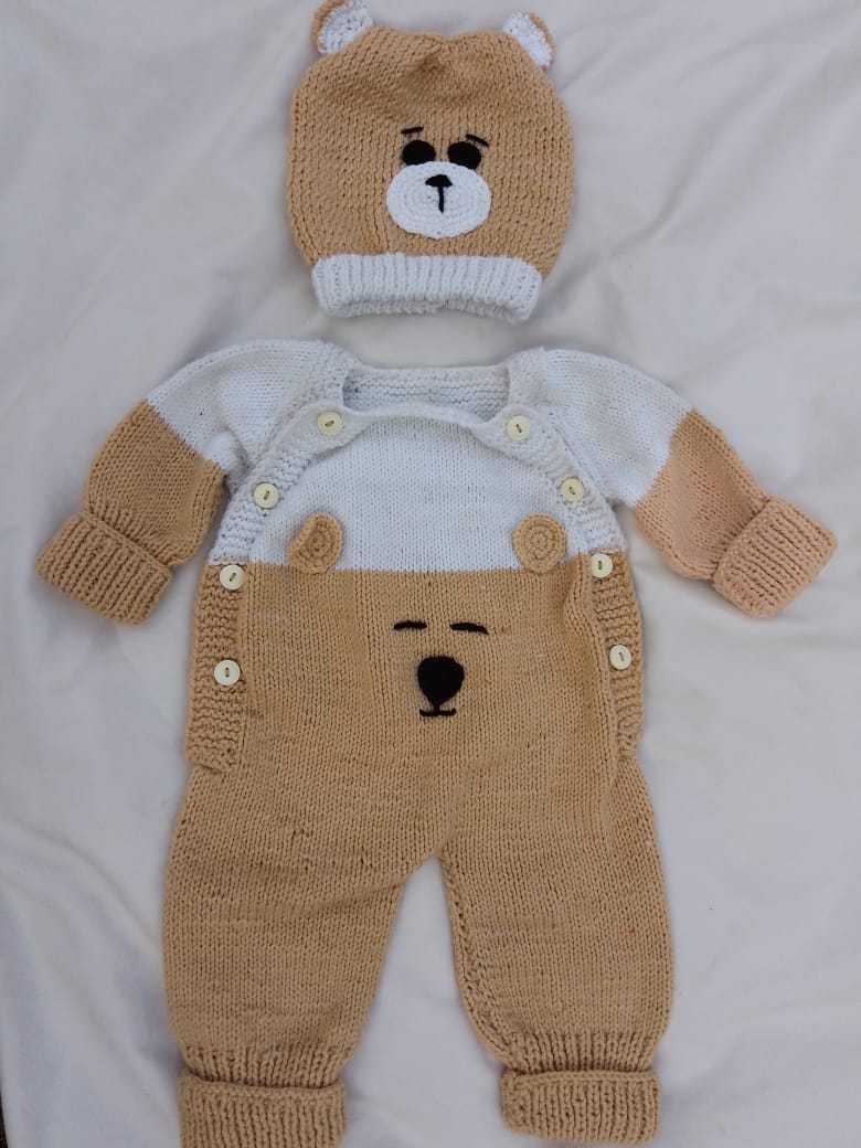 Confused Bear Romper