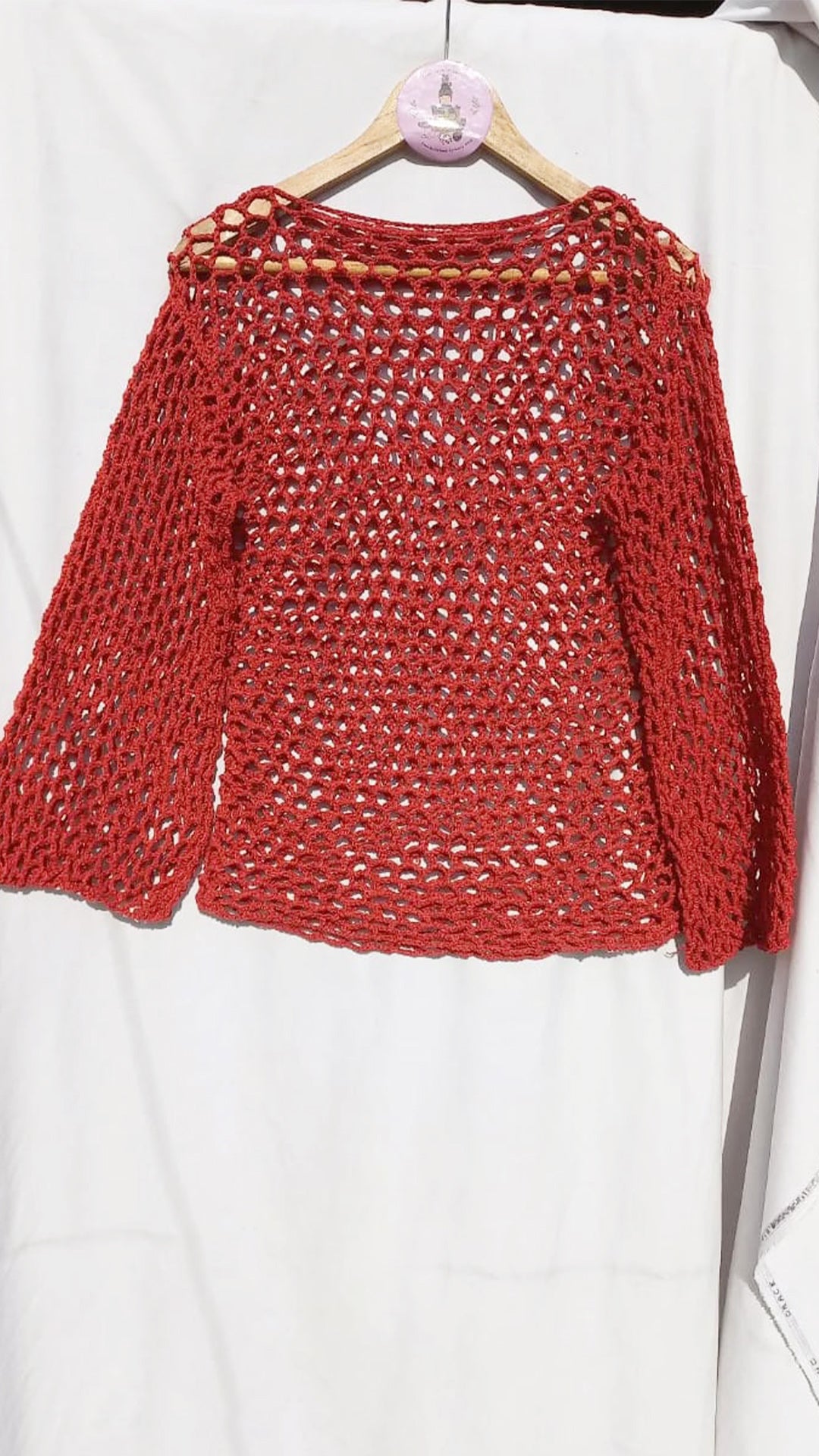 Mesh slipover top
