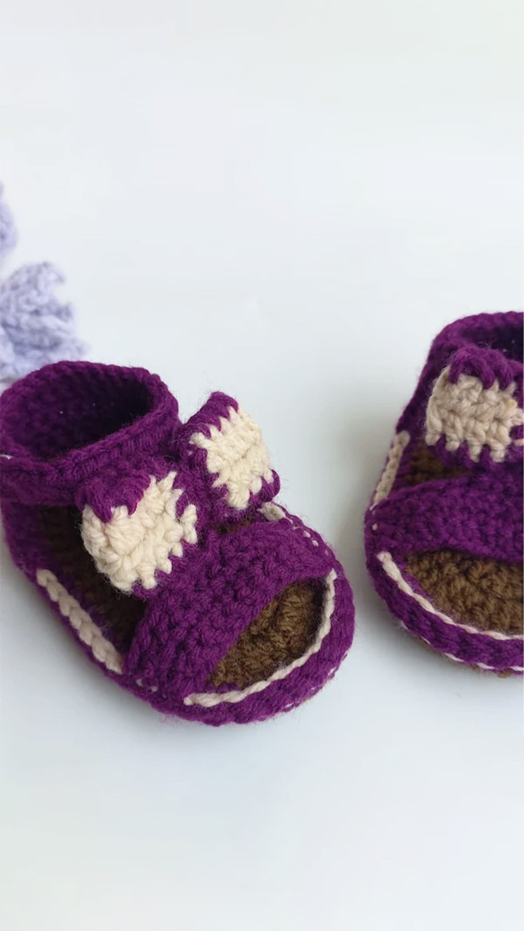 Plum fusion sandals