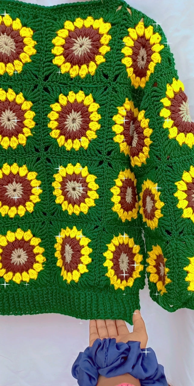 Sunflower sqaure Jumper