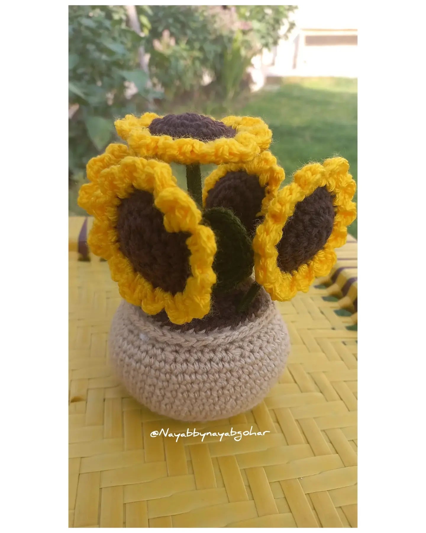 Sunflower pot