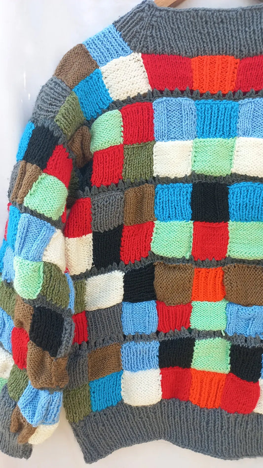 Tiny patchwork jumper