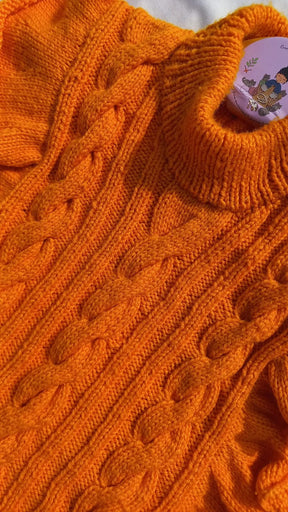 Frilled Cabled Vest
