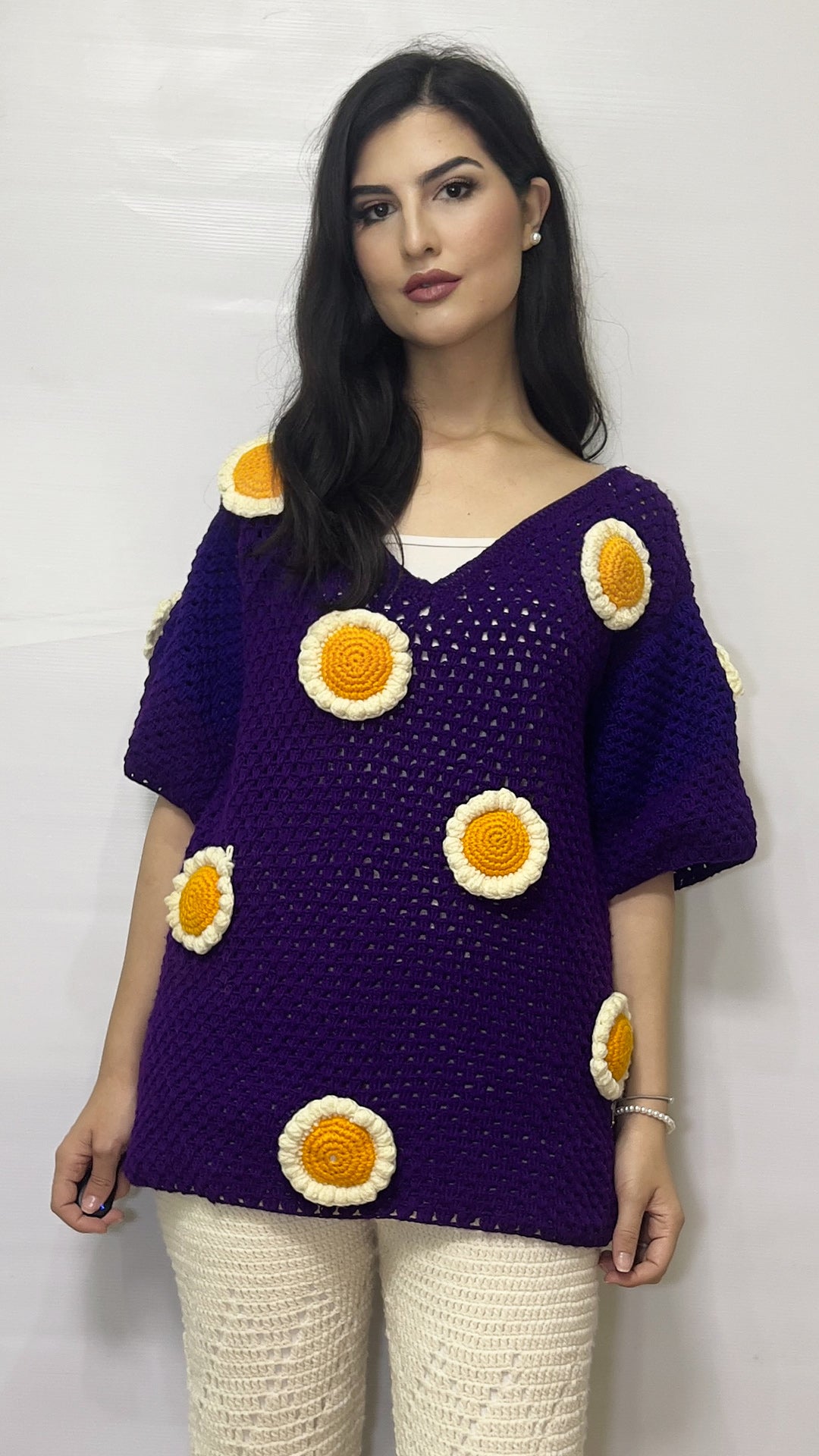 Crochet Trouser and Top Set