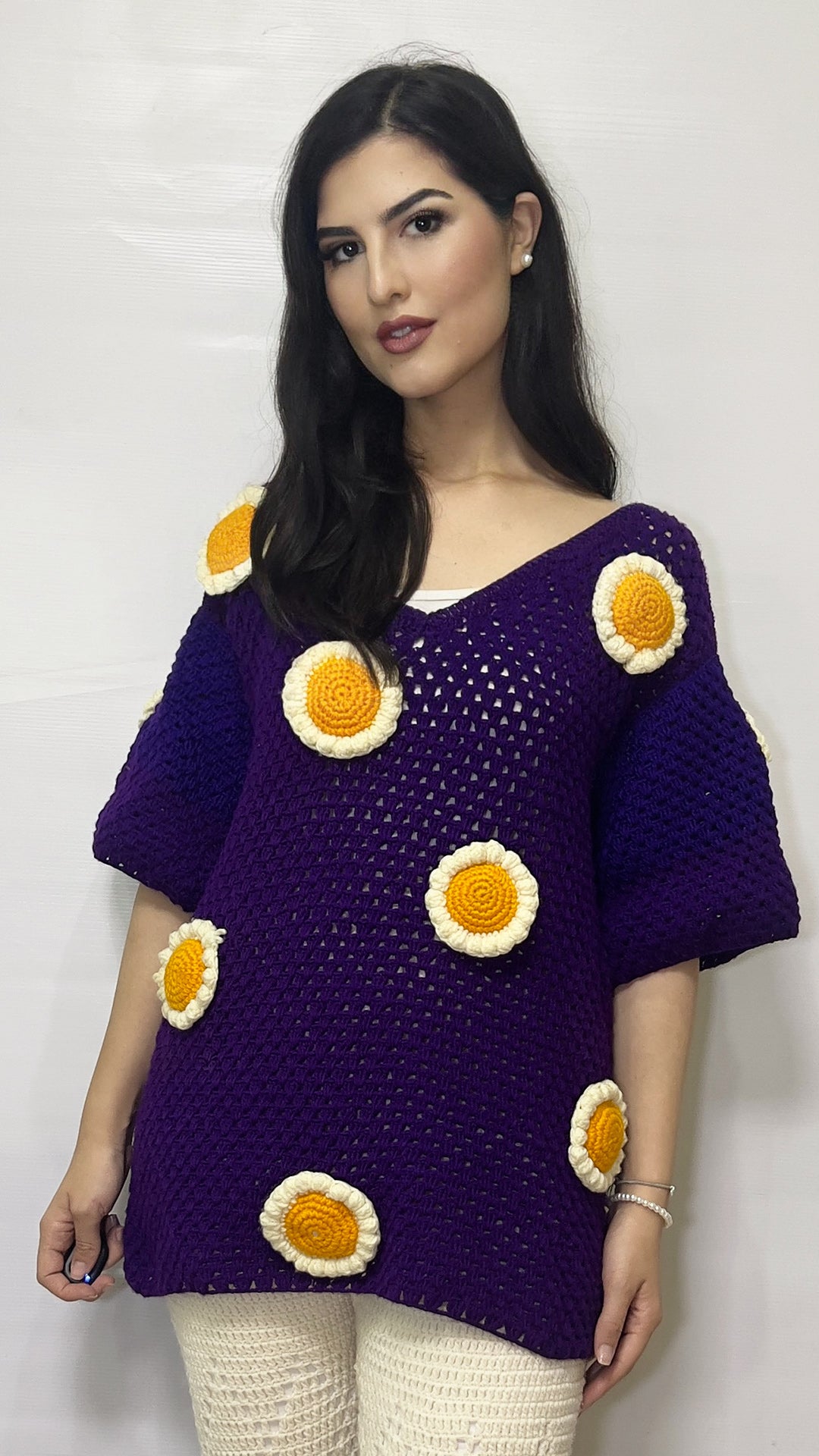 Crochet Trouser and Top Set