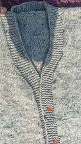 Grey Mohair Cardigan
