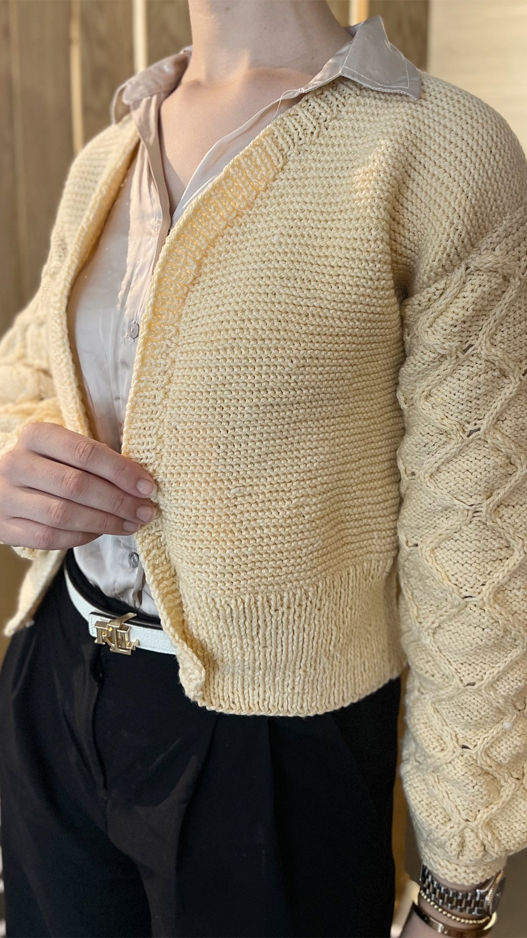 Diamonds on Sleeve Cardigan