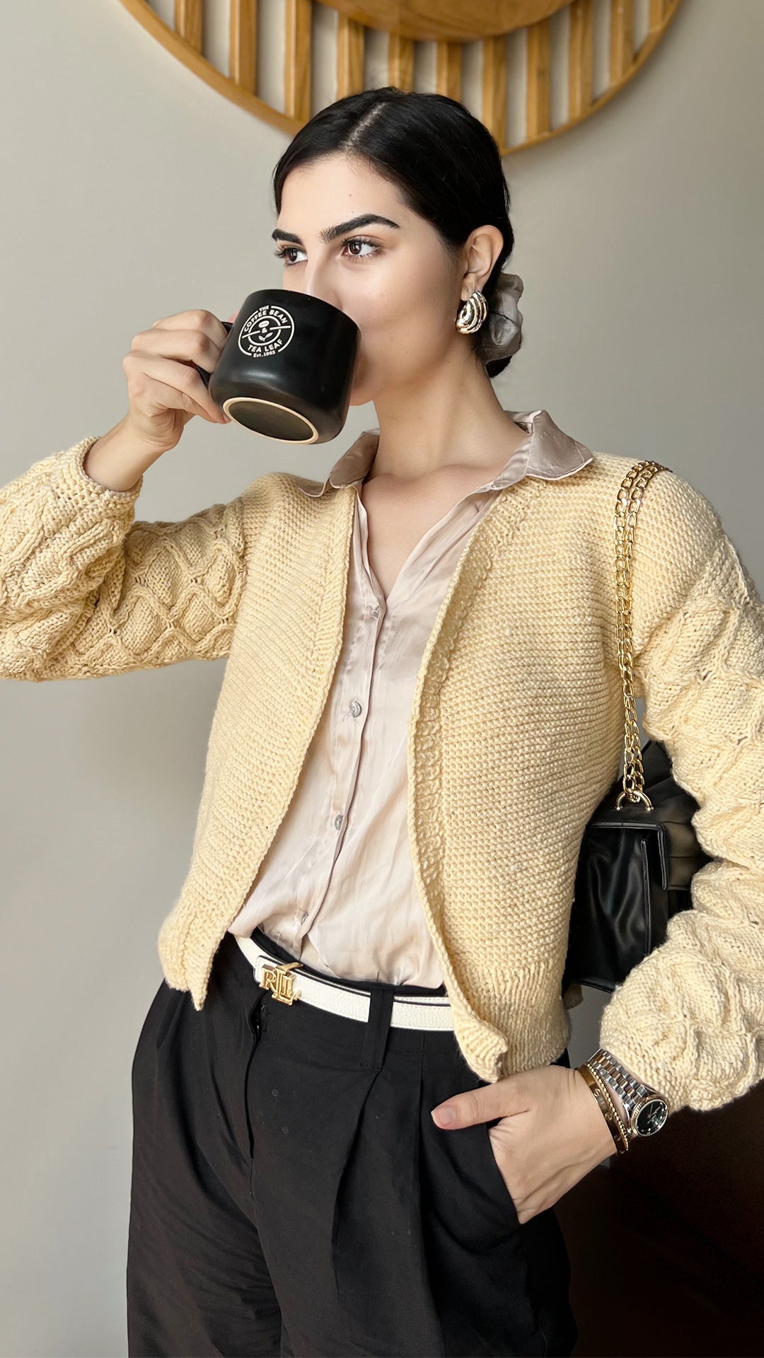 Diamonds on Sleeve Cardigan