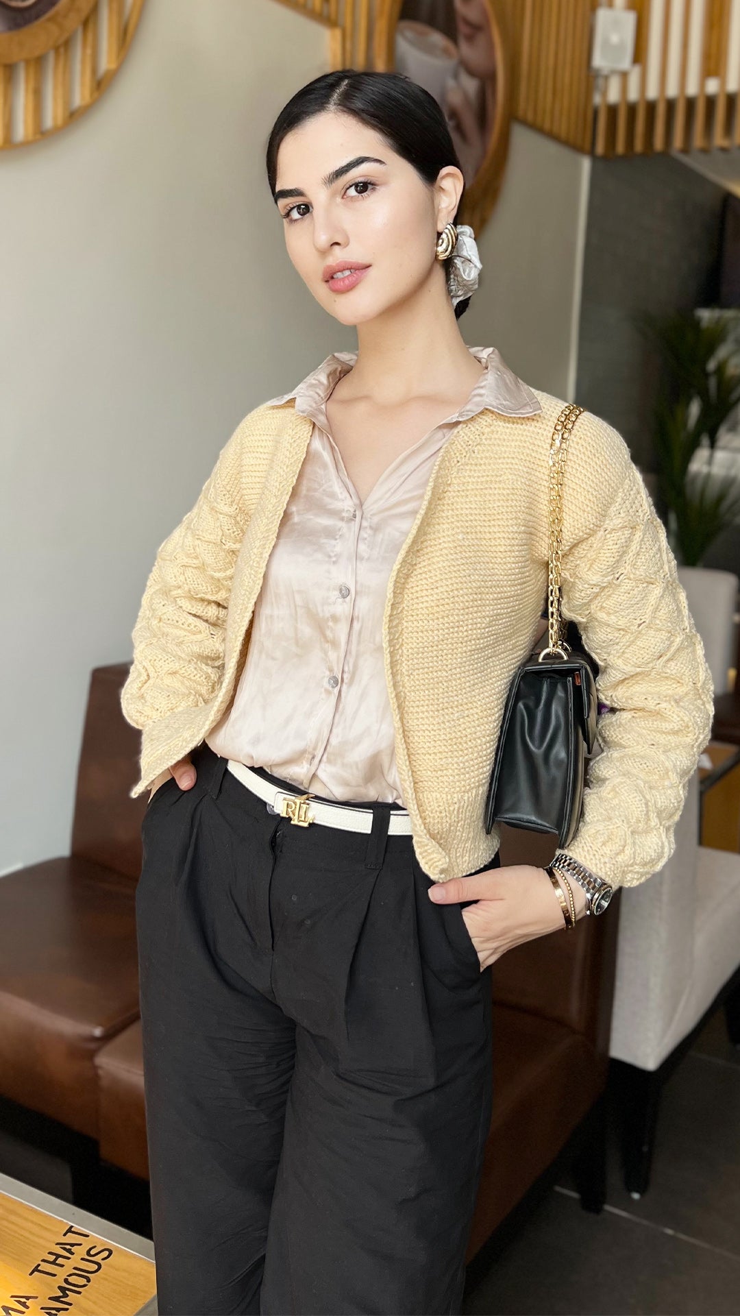 Diamonds on Sleeve Cardigan