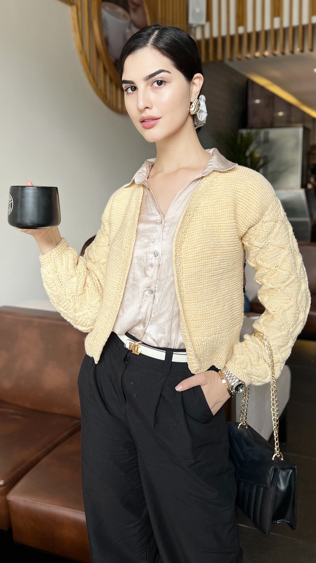 Diamonds on Sleeve Cardigan