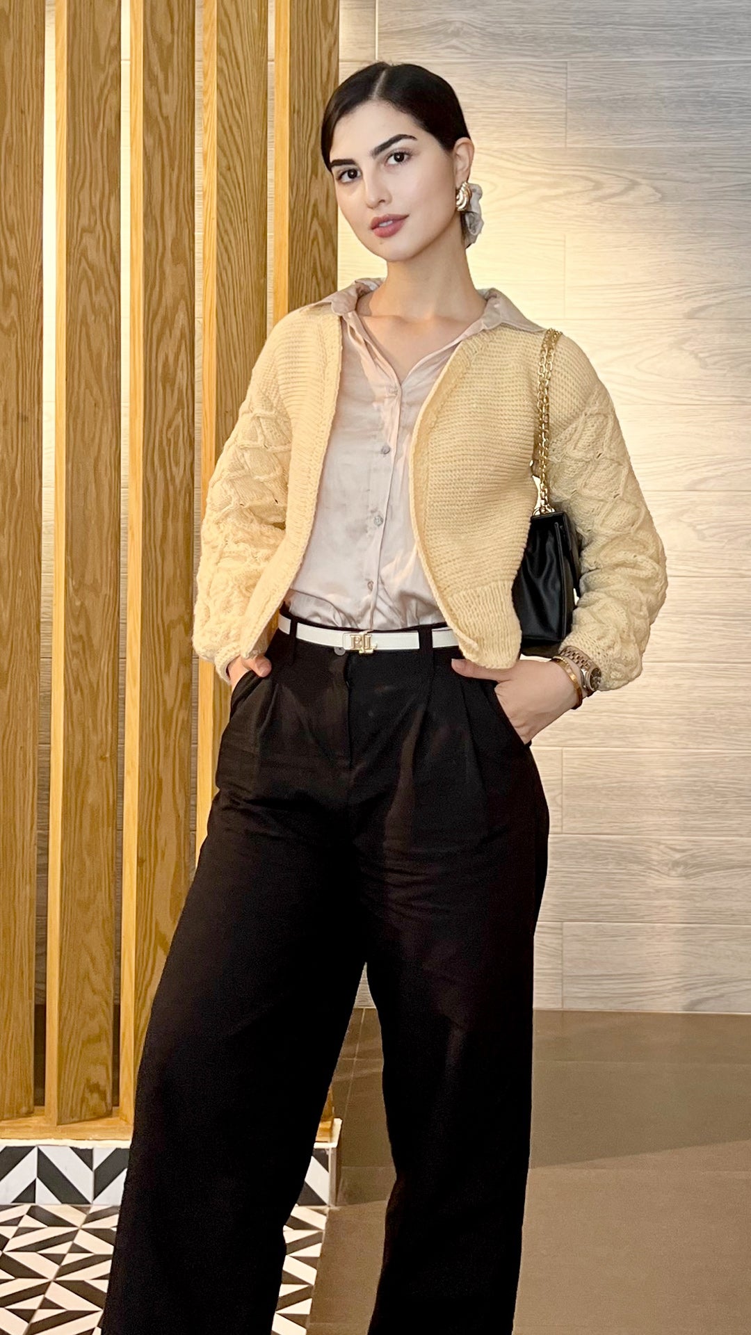 Diamonds on Sleeve Cardigan