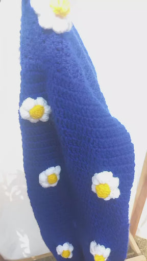 Blossom Cropped  Cardigan (mini flower version)