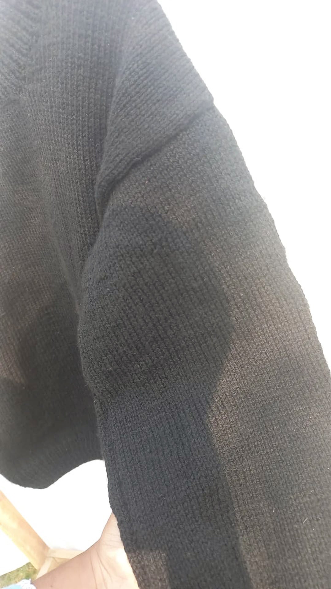 Basic black pullover