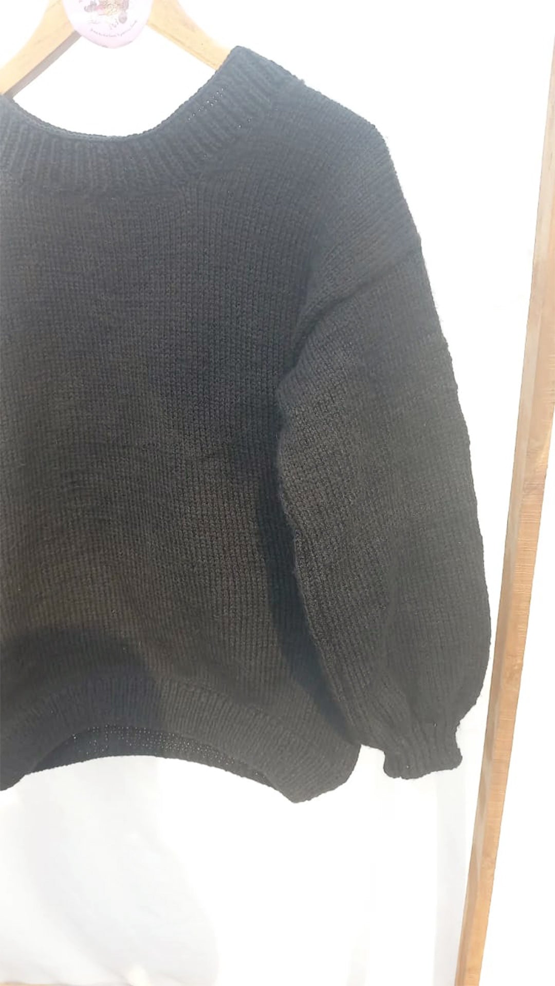 Basic black pullover