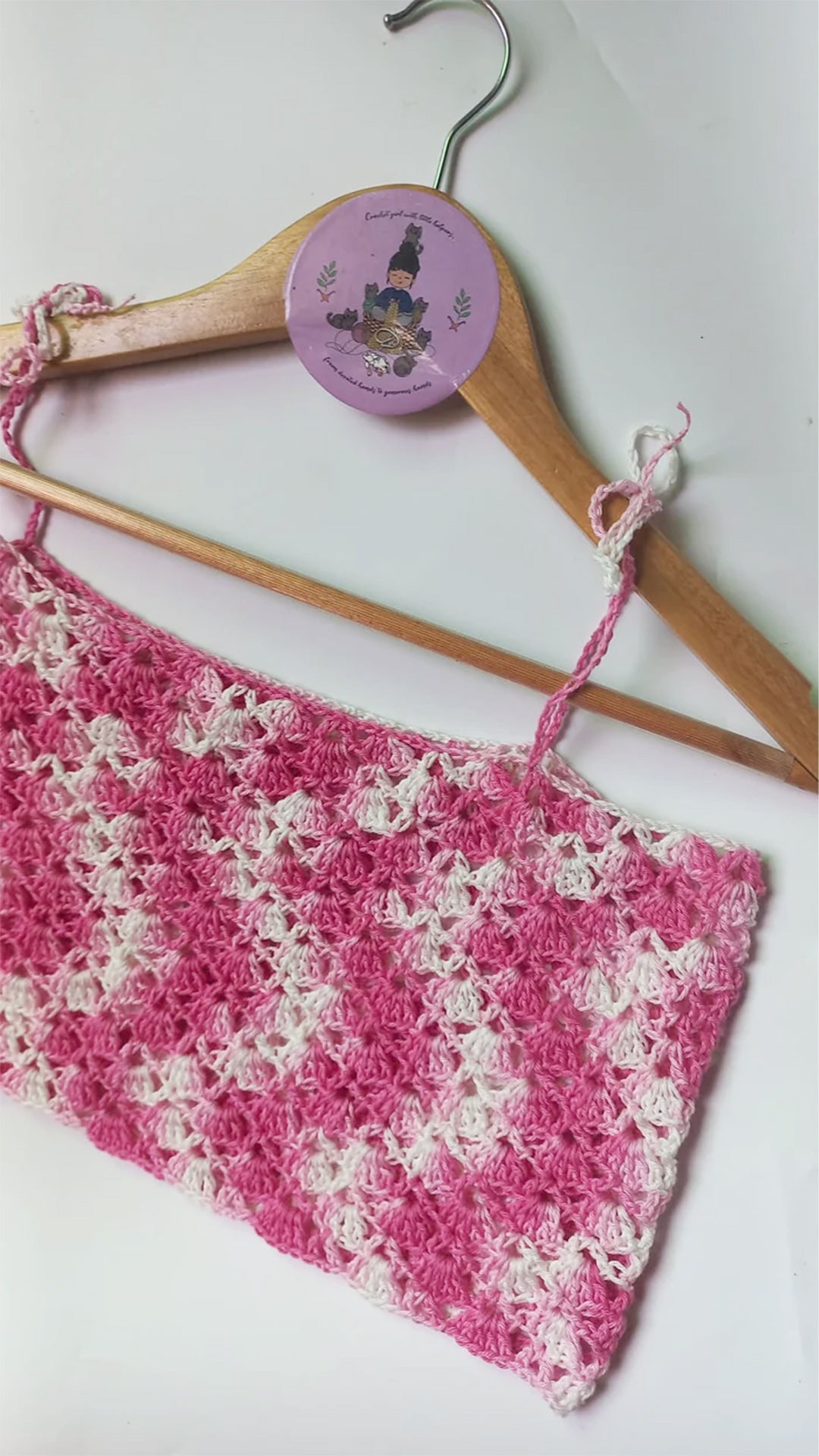 Super cropped spaghetti top